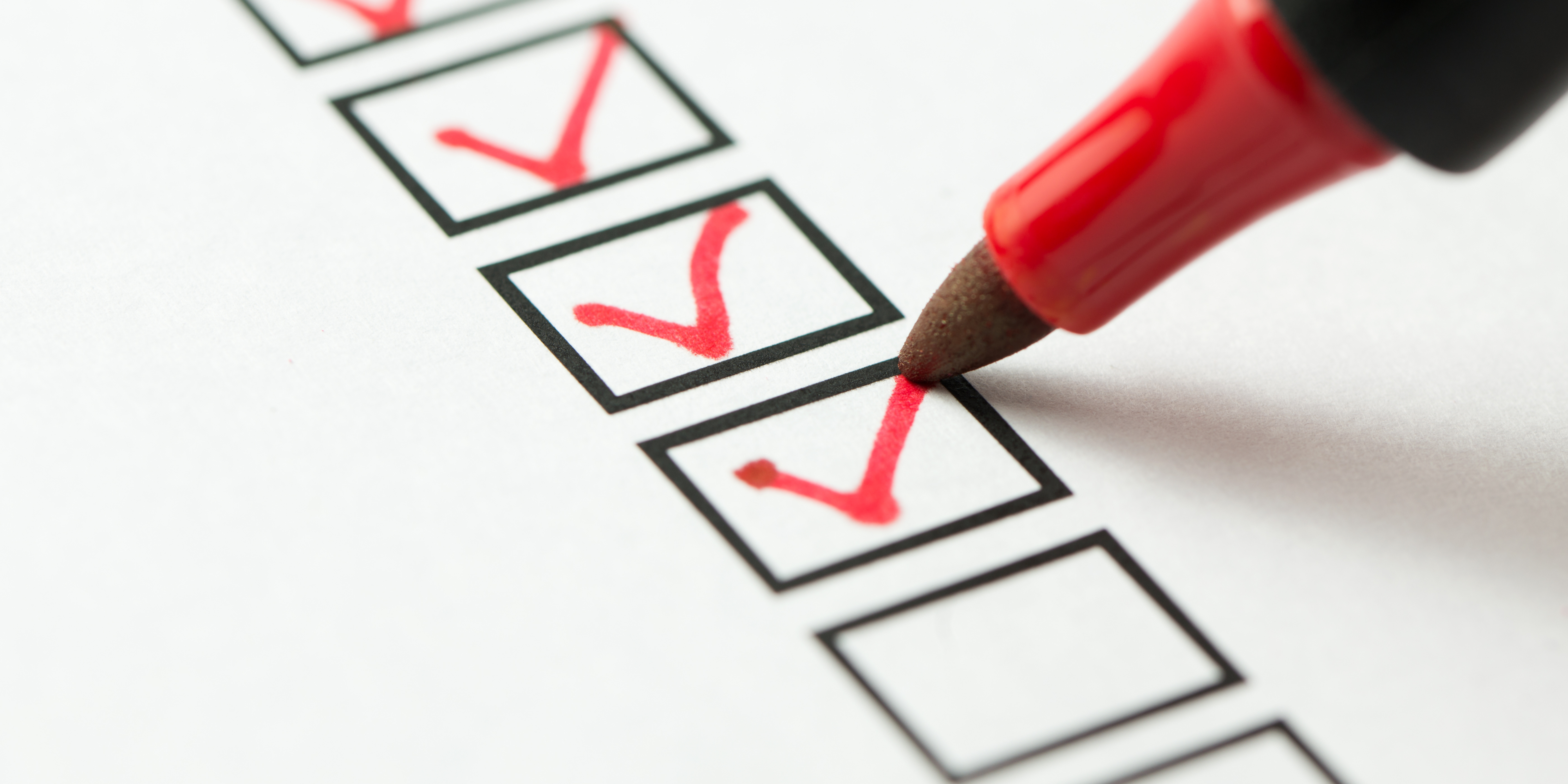 Inschrijven Checklist